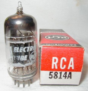 RCA 5814 Black Plates 3 Mica