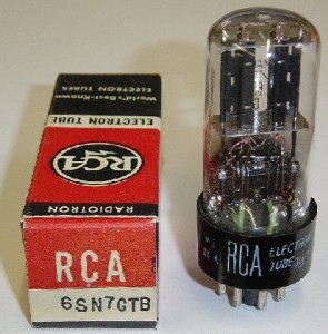 RCA 6SN7GTB Black T-Plates Canada
